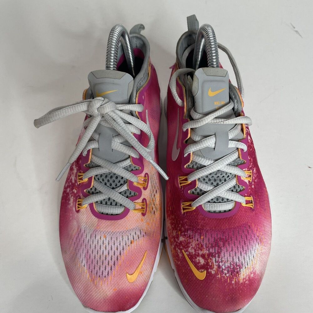 Nike Free 5.0 Tr Fit 4 PRT Womens Size 7 Hot Pink Training Shoes 629832-100 - Picture 4 of 11